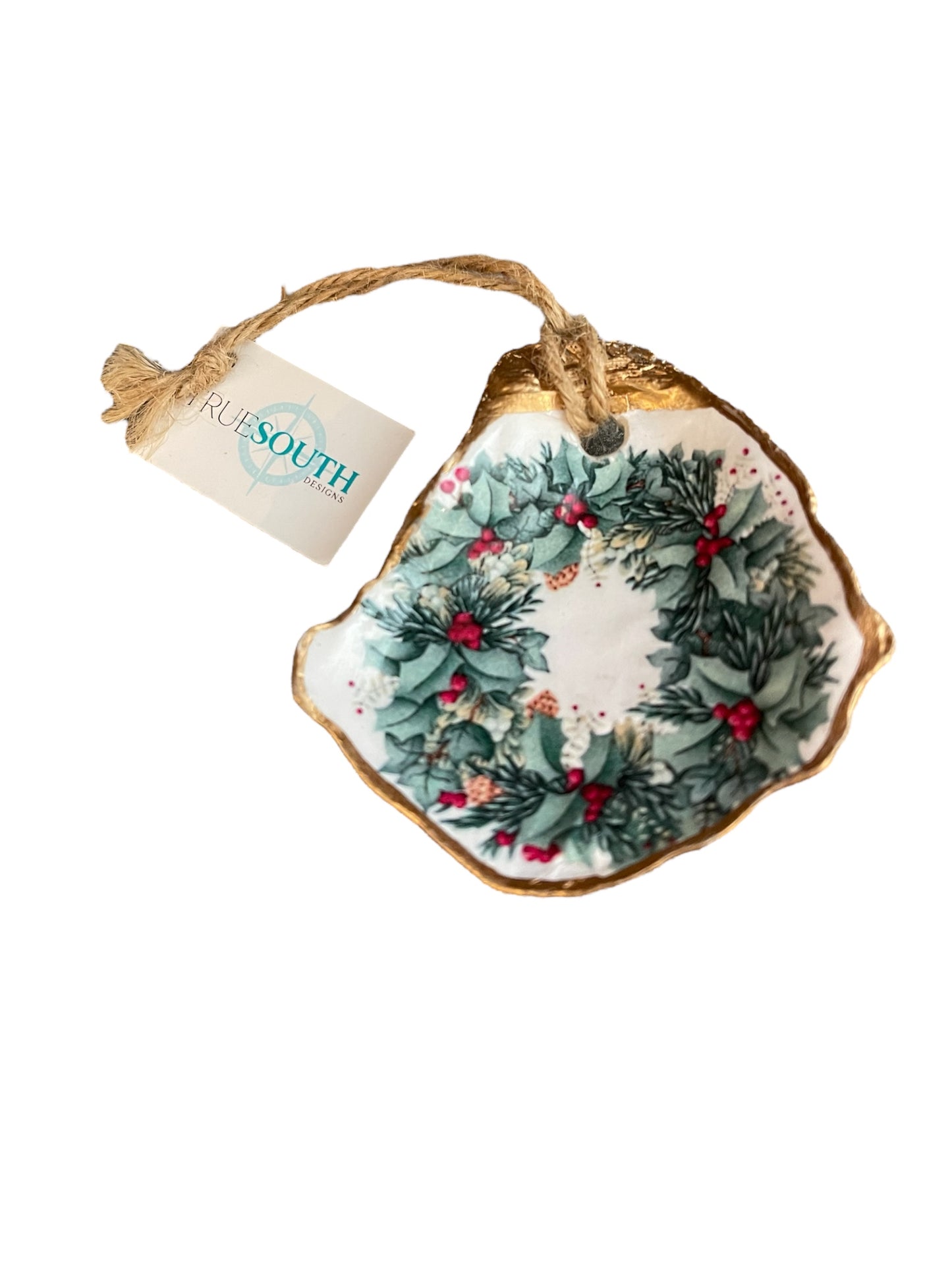 Oyster Ornament Wreath