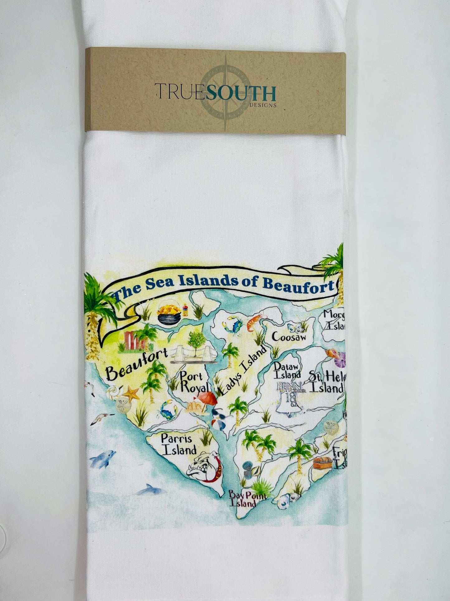 Tea Towel Watercolor image