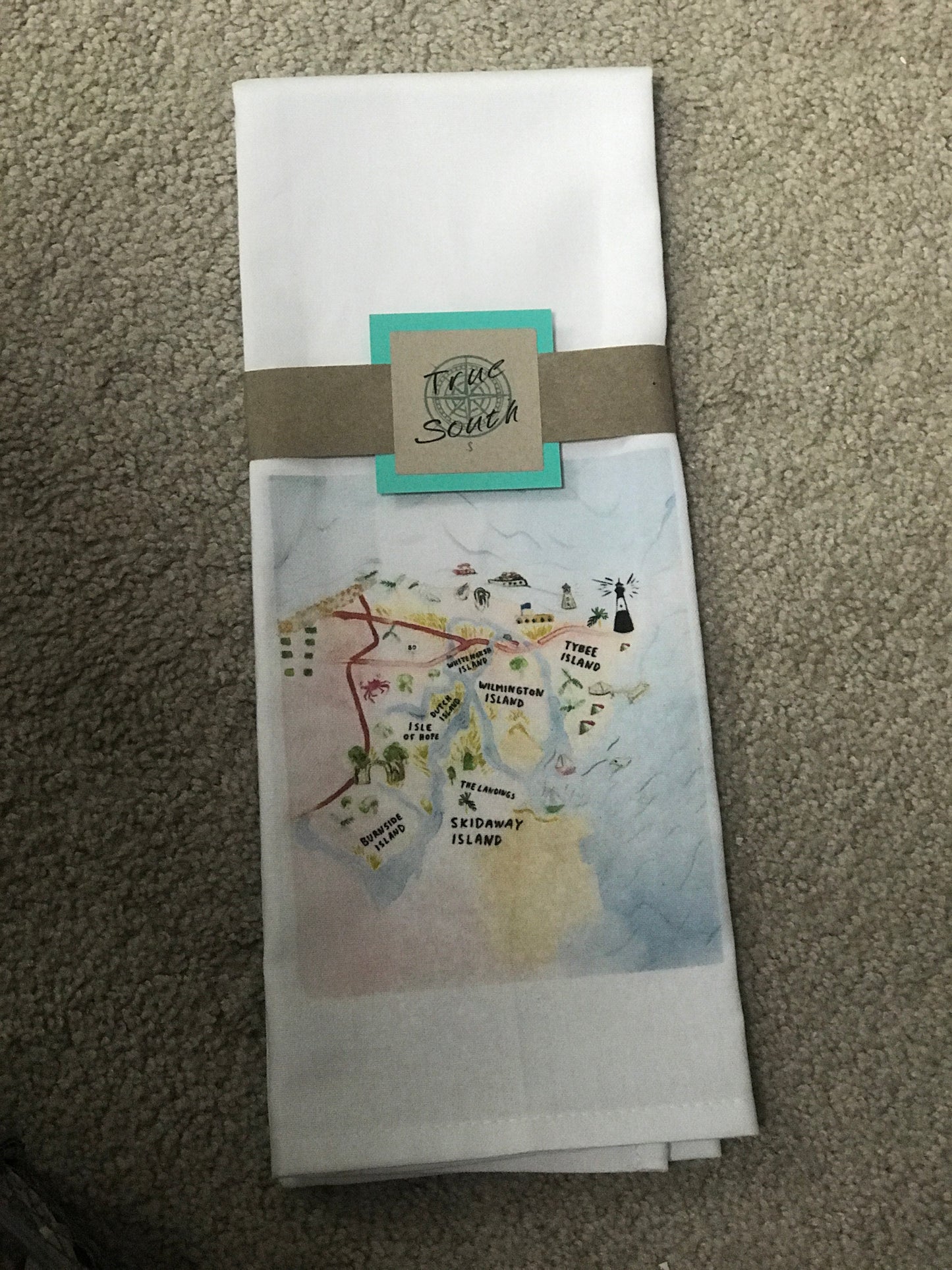 Tea Towel Watercolor image