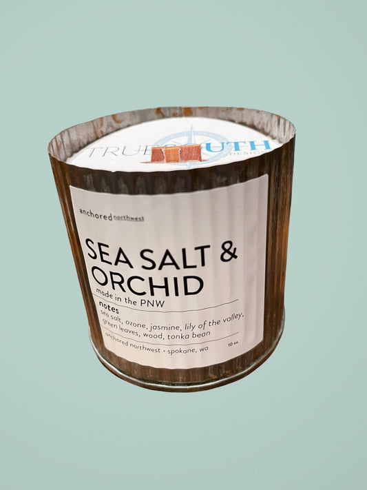 Candle Sea Salt Orchid Scentedpp