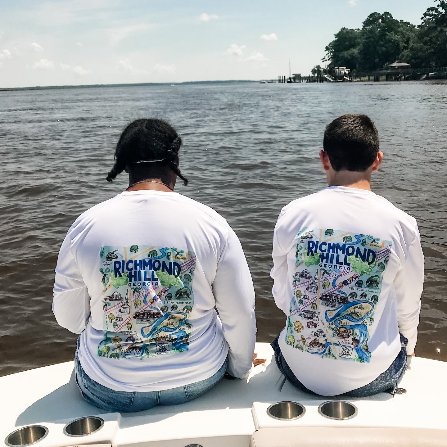 UV shirt YOUTH long sleeve Richmond Hill map