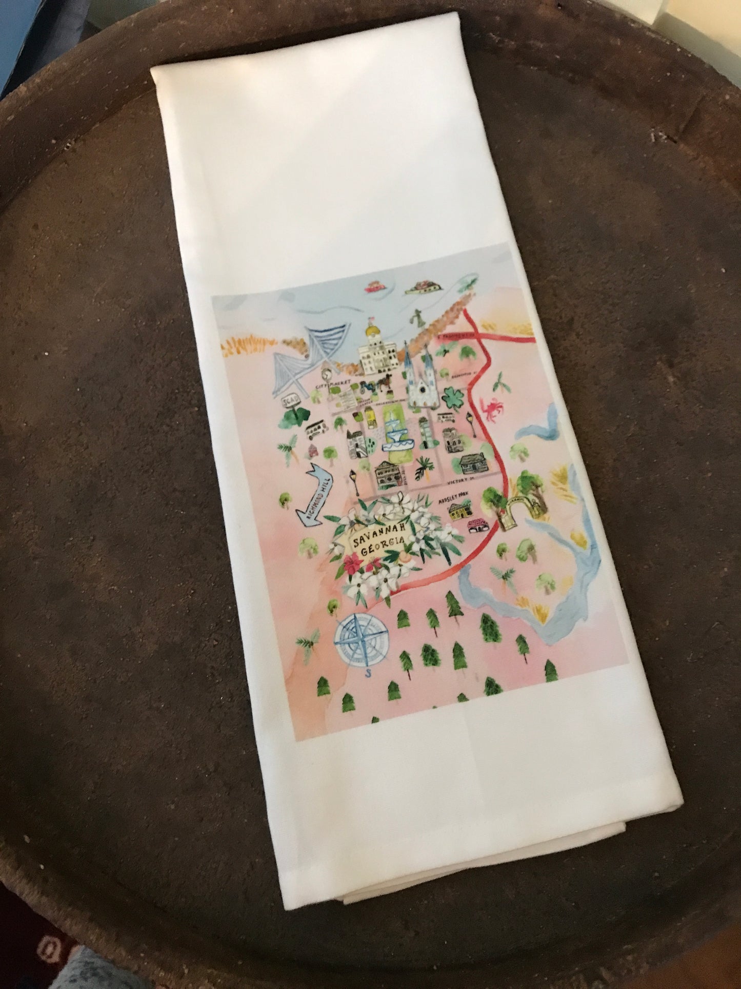 Tea Towel Watercolor image